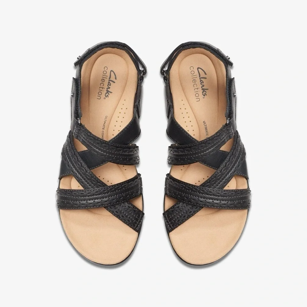 Clarks Women's Laurieann Rena Black Combi